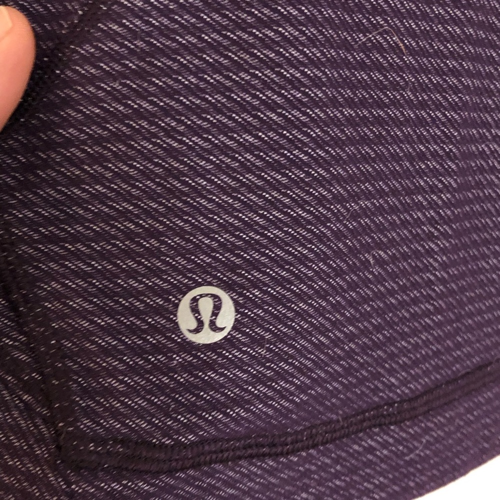Lululemon Precision Jacket Chain Link Lilac Zinfandel 6 purple asymmetrical zip - Picture 14 of 16
